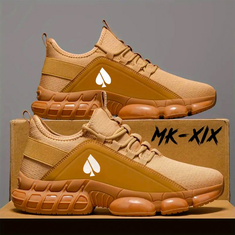 FASH ACE TRAINERS L-ACES MKX1X_KHAKI_1